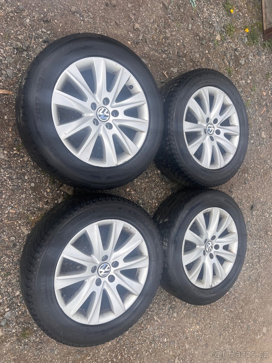 Originální alu sada VW 235/55R17 - 3