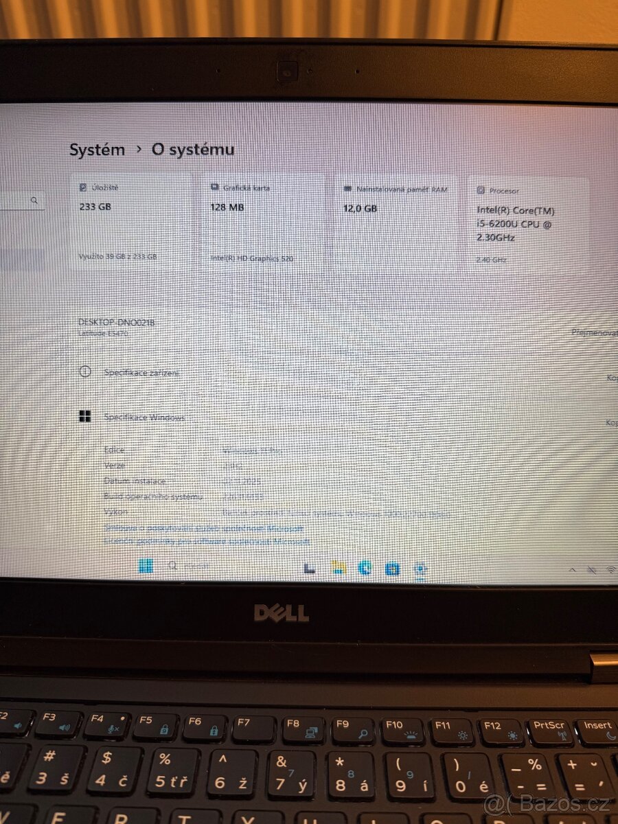 P: Dell Latitude E5470 14" i5/12GB/256GB W11 Pro - 3