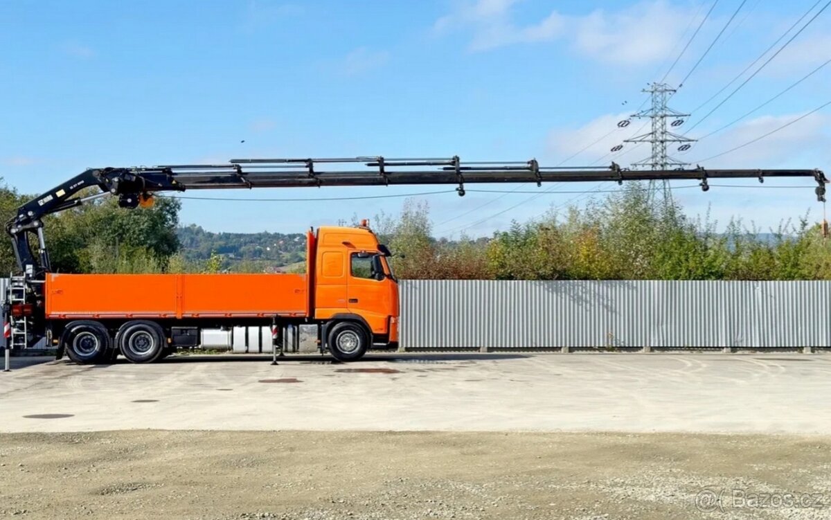 Volvo FH 460 - 6x4 - Valník + HR-HIAB 377 E-7 HIPRO