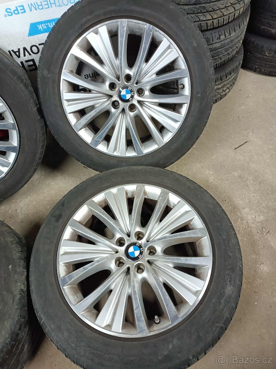 4ks alu disky BMW 5x120 R19 + pneu - 3