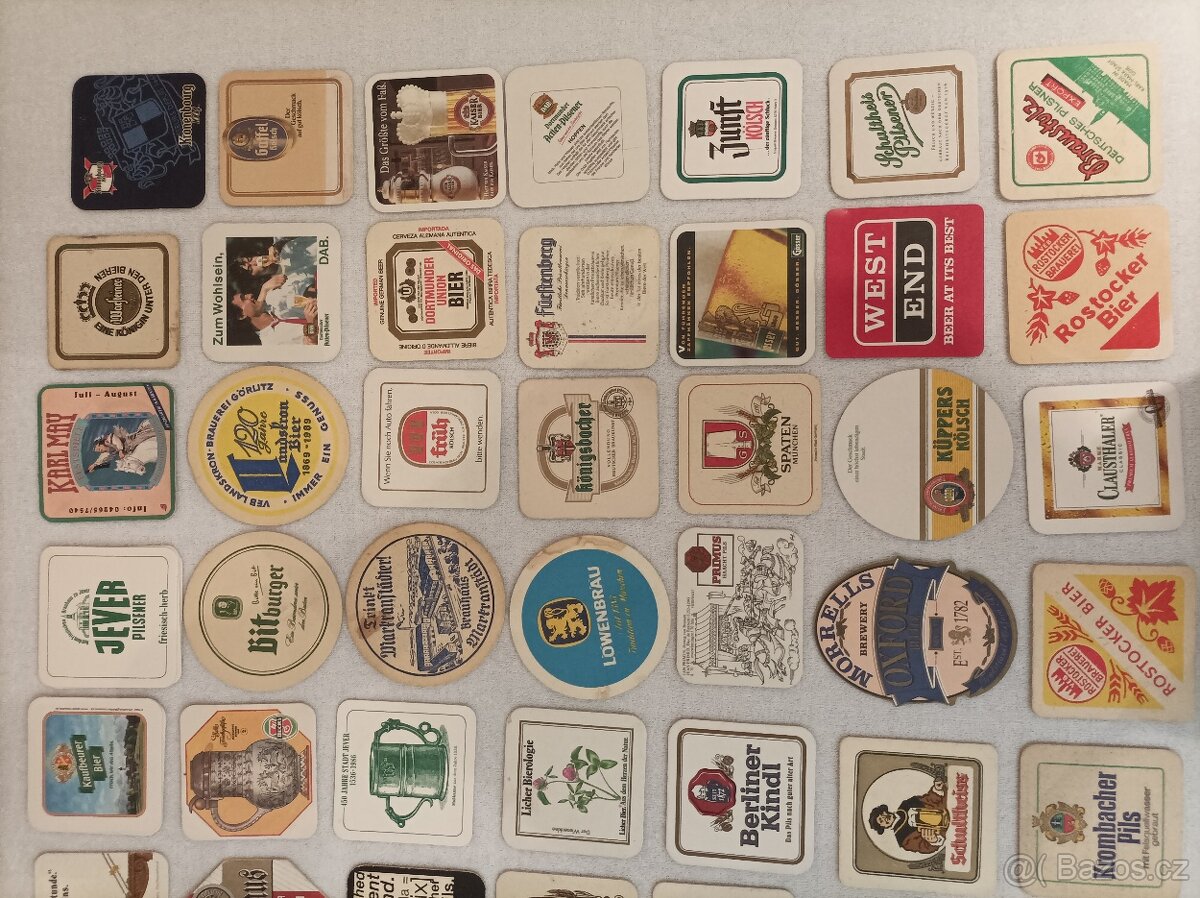 Pivní tácky, etikety,vignety, sirky - 3