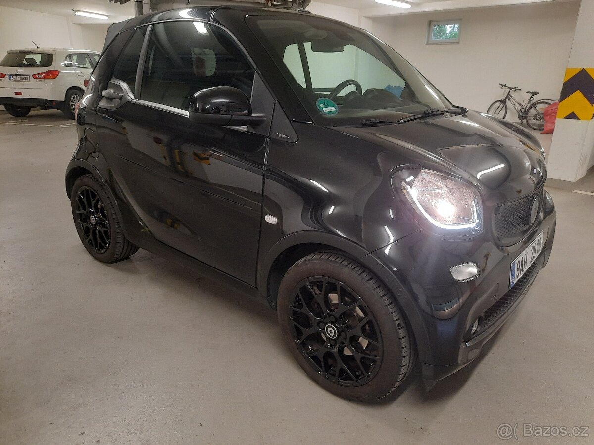 SMART FORTWO 453 CABRIO 900TURBO,ČERNÝ,90PS,TIPTRO,2016,FULL - 3