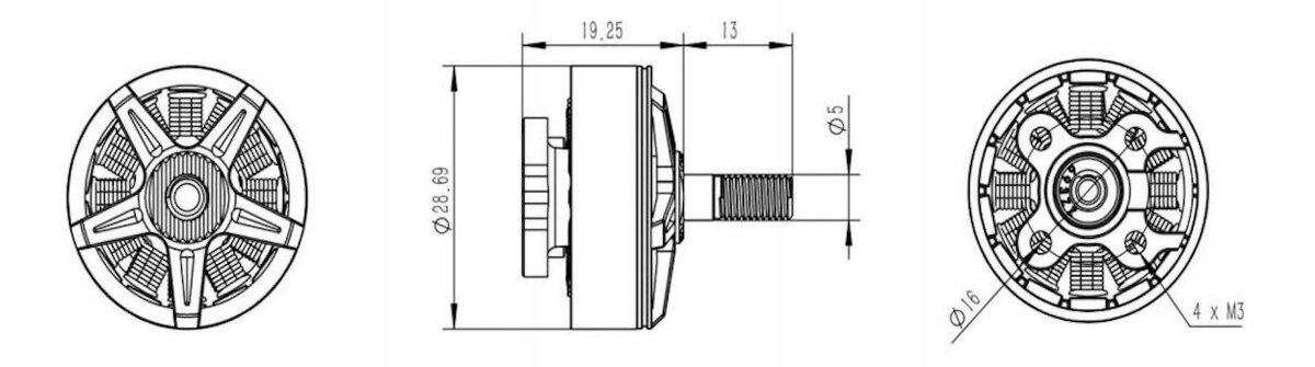 Motory RCINPower EX2306 2750KV Doprava ZDARMA - 3