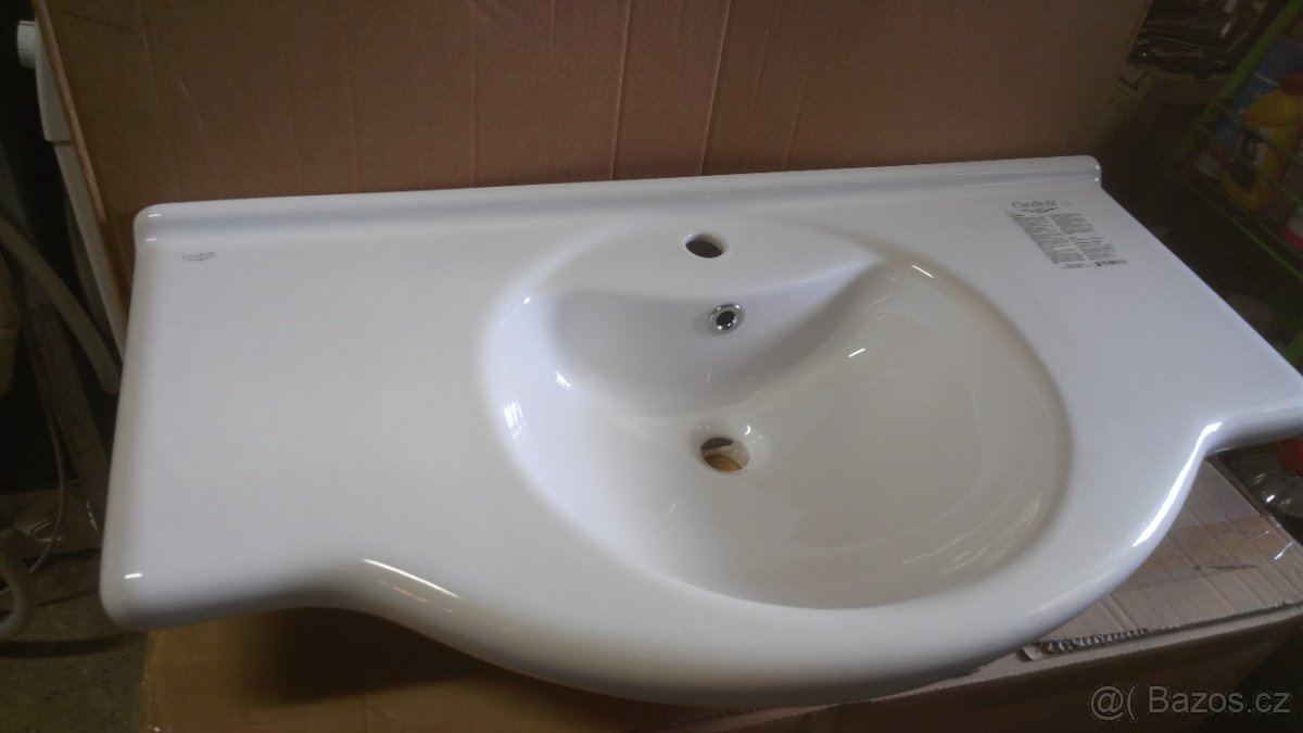 Umyvadlo keramické 95cm, NOVÉ V KRABICI - 3