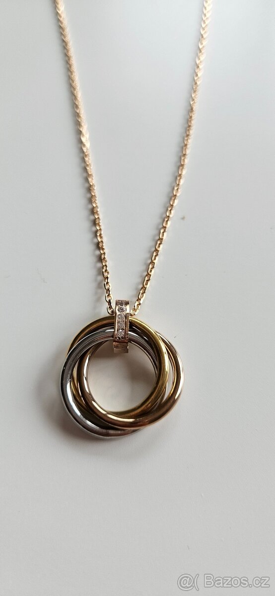 Náhrdelník Trinity s kamínky - 3