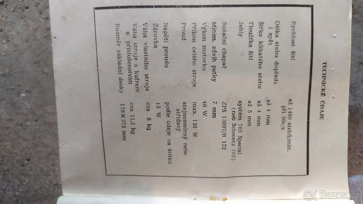 Šici stroj Lada,elektricky- rok cca 1960 - 3