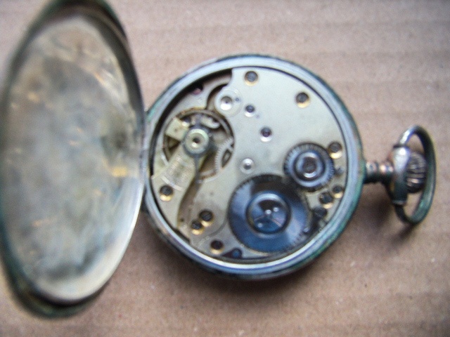 Prodám STŘÍBRNÉ KAPESNÍ HODINKY - 3