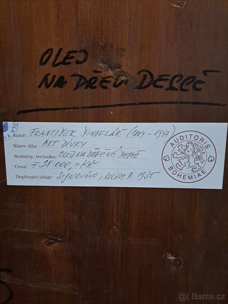 Šindelář František- akt dívky - 3