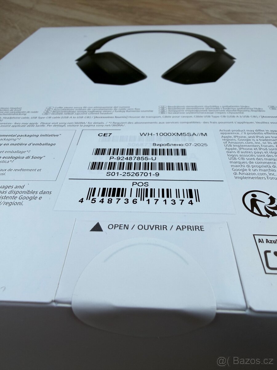 NOVÁ Bluetoothová sluchátka Sony WH-1000XM5SA - 3