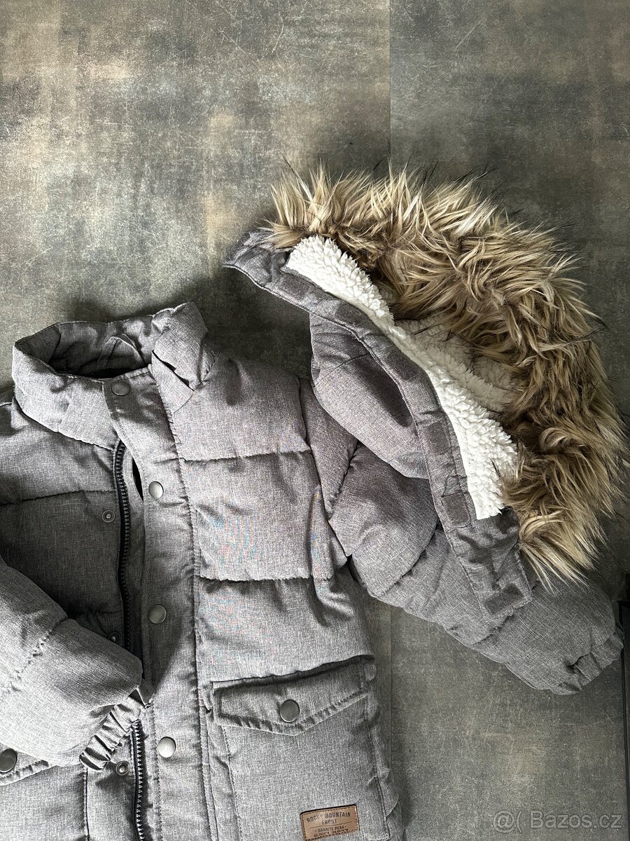 Zimní bunda H&M vel. 104 - 3