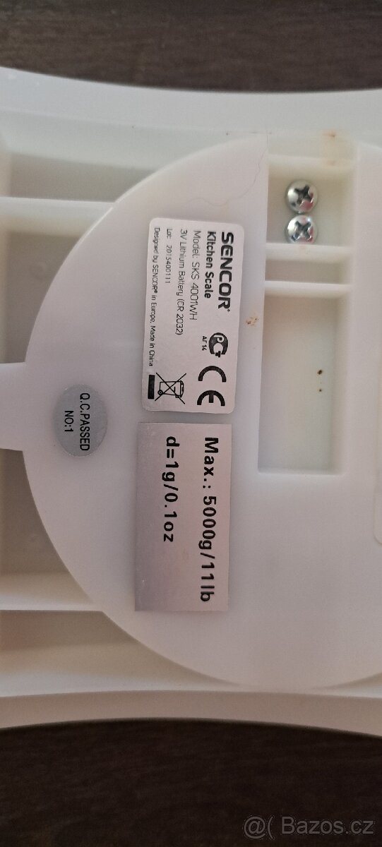 Kuchyňská váha Sencor - 3