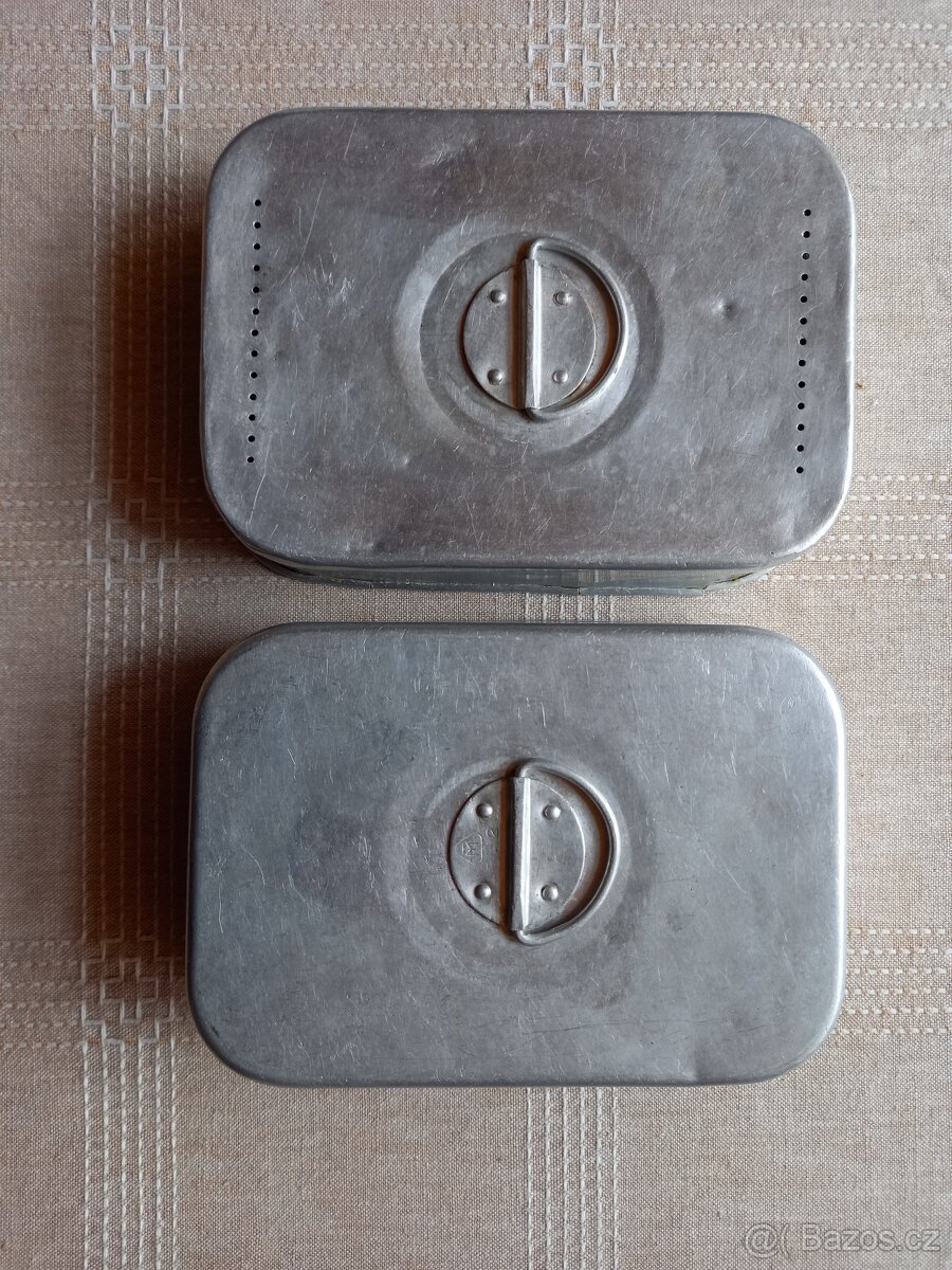 Retro hliníkový svačinový box - 3