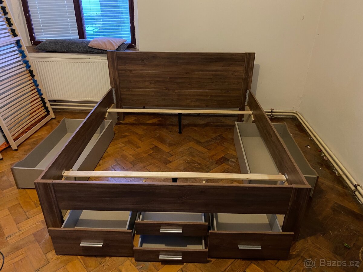 Postel s úložným prostorem 180x200cm - 3