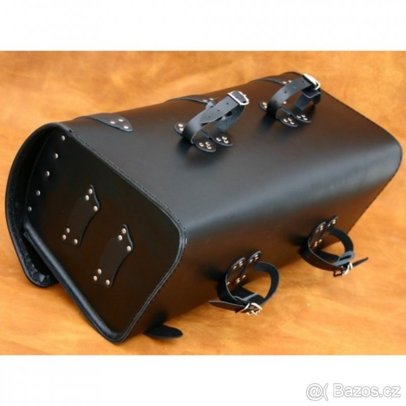 Kožený kufr - válec na chopper 48cm typ 05A,5B,5C - 3