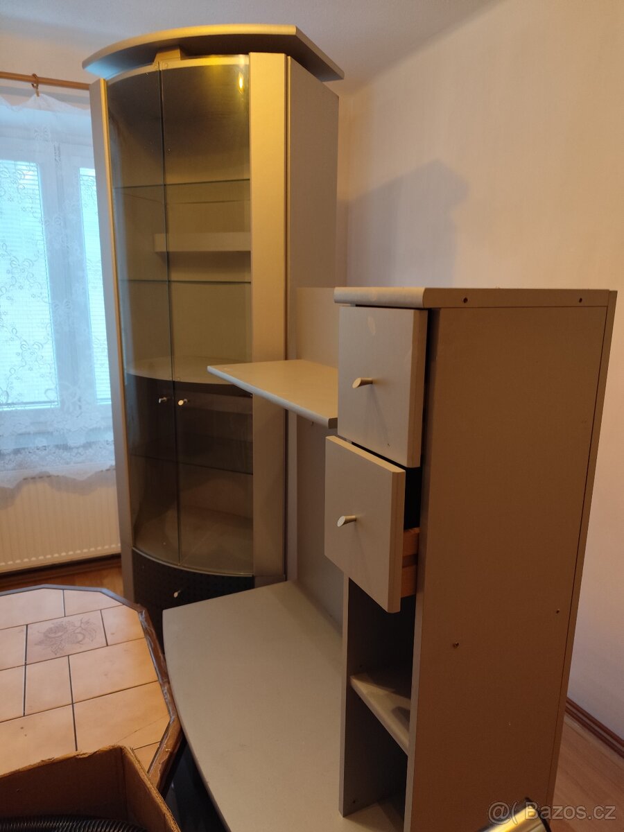 Obývací stěna šedá - 3