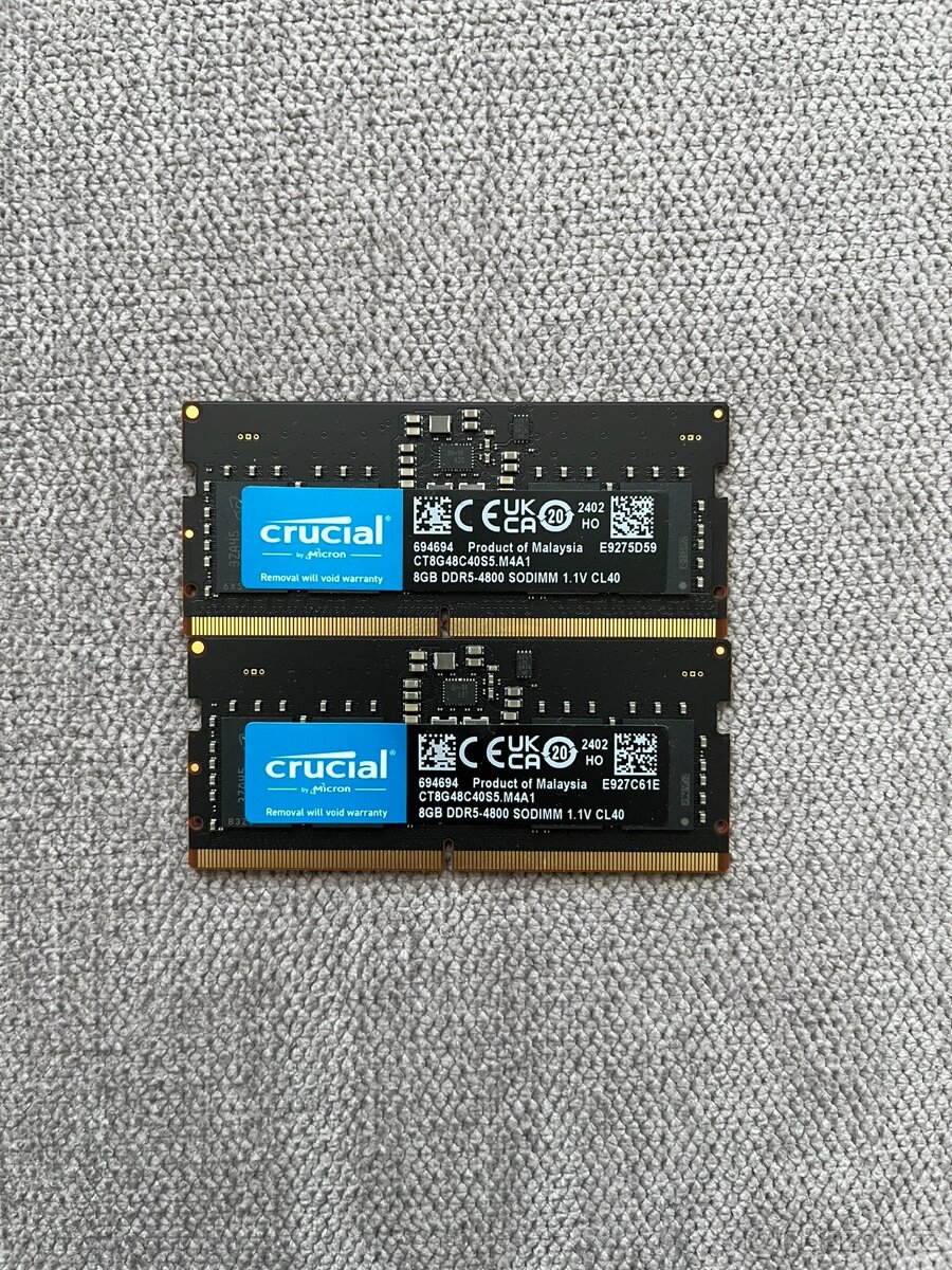 SO-DIMM RAM DDR5 8 GB - rôzne značky - 3