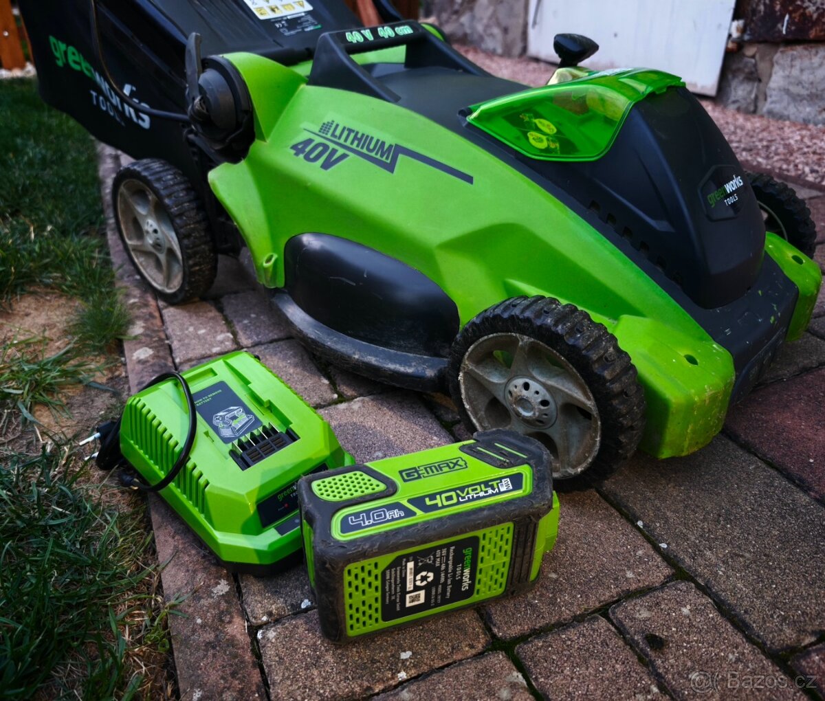 Aku sekačka 40V/40cm Greenworks - 3