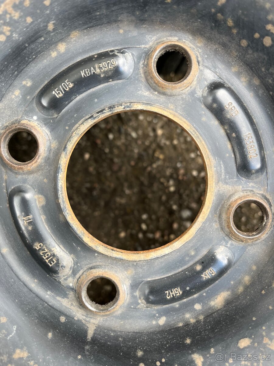 Sada plechových disku Ford 6j R15 - 3