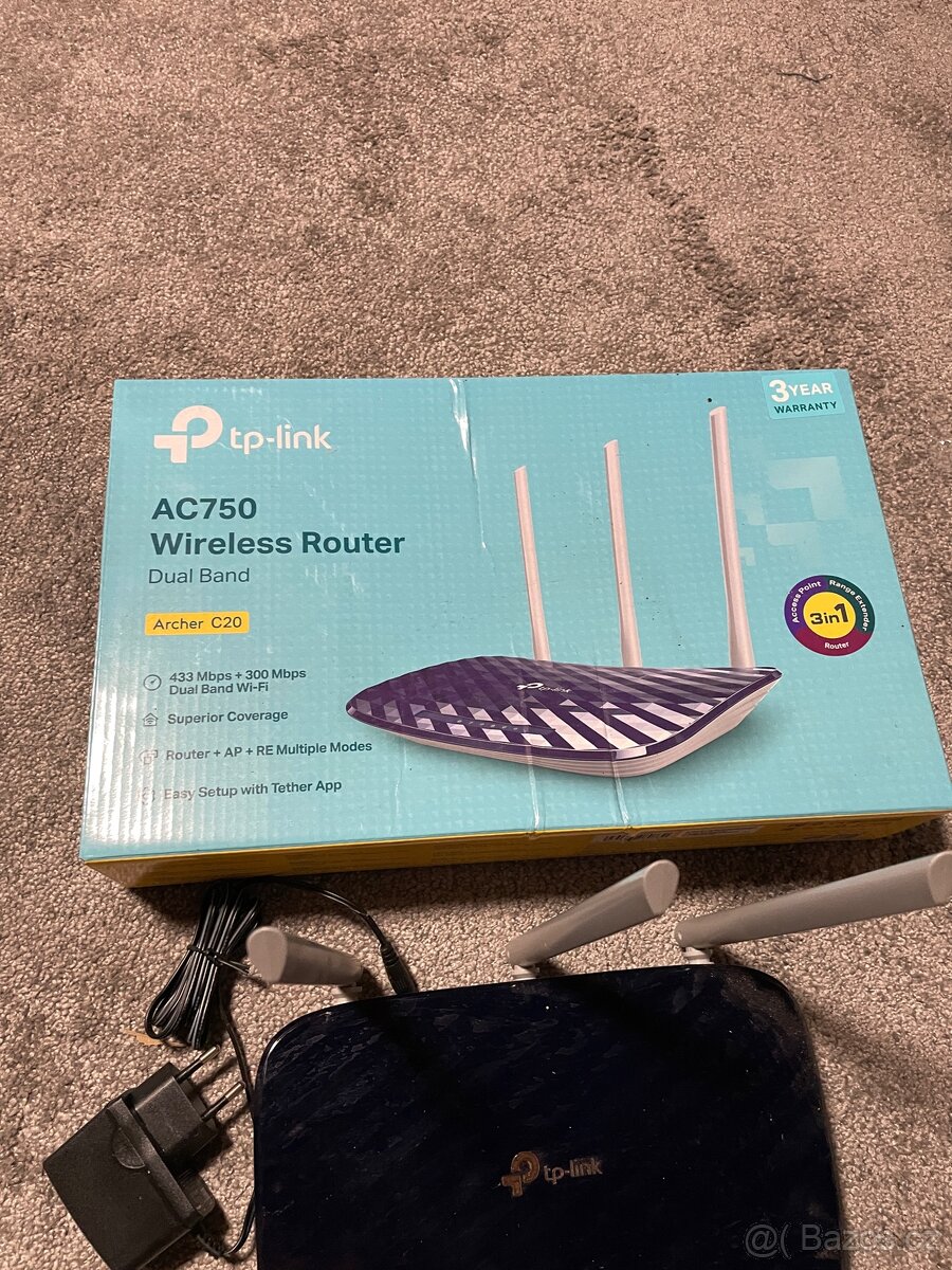 Router TP-Link Archer C20 AC750 - 3