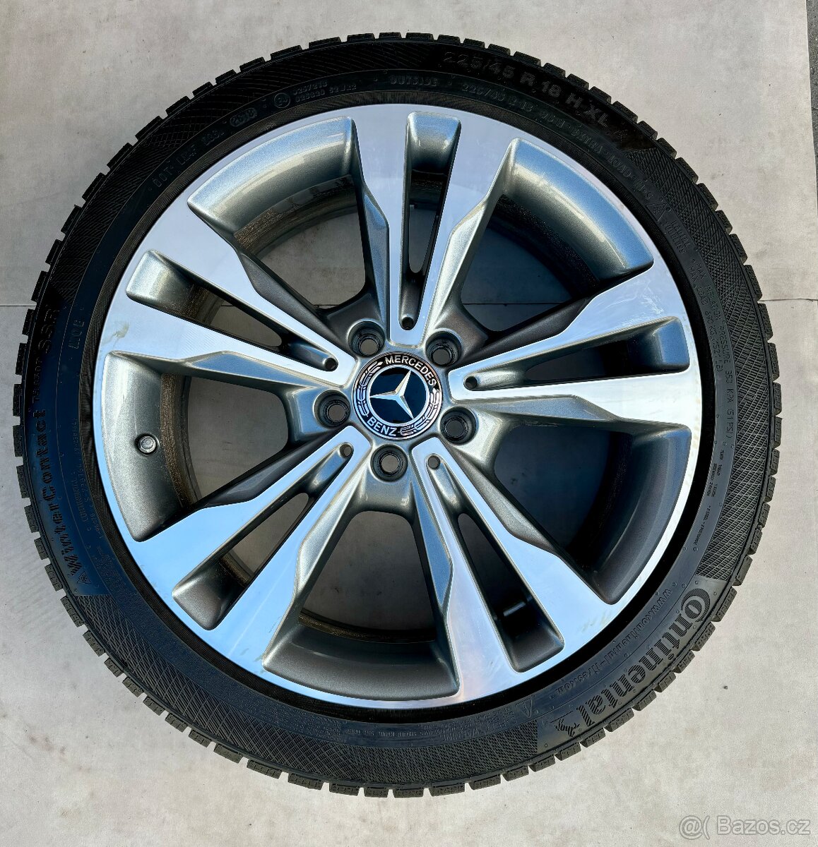 C class r18 alu kola r18 5x112 Zimni Continental - 3