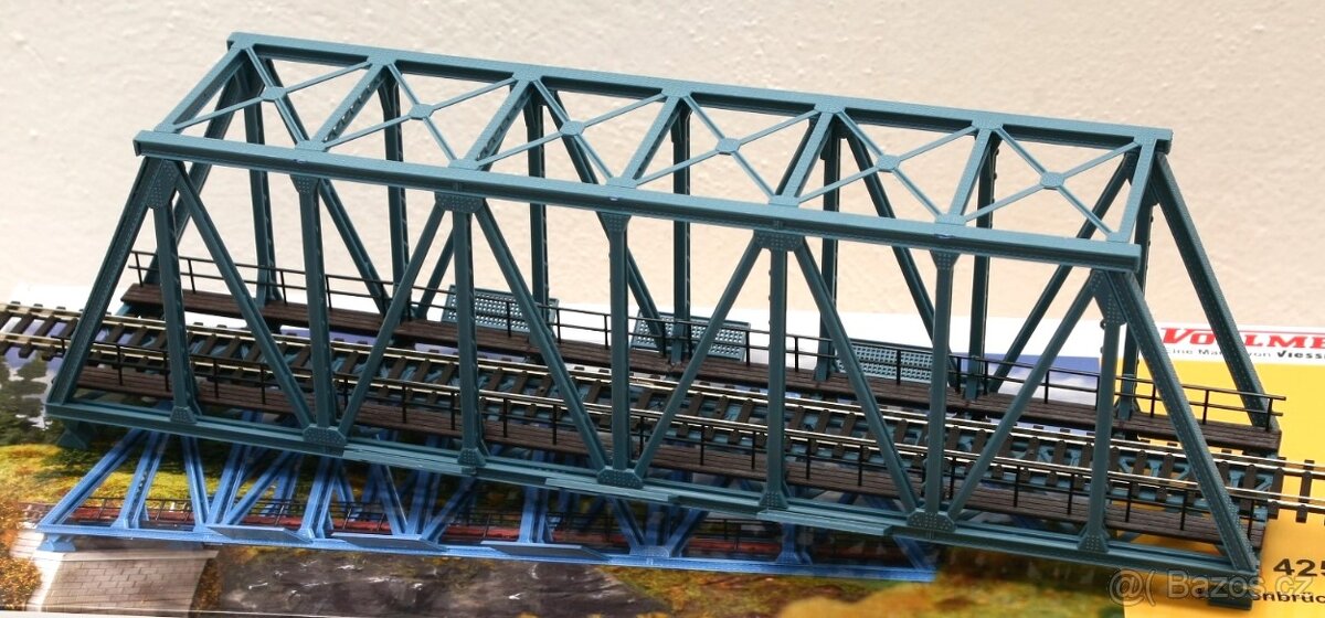 Železniční mosty Vollmer - modelová železnice H0 (1:87) - 3