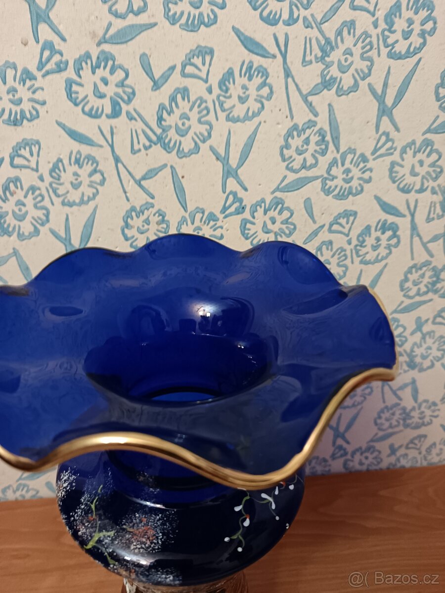 Prodám modrou skleněnou - 3