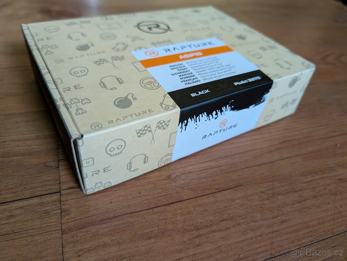 Herní bezdrátová myš Rapture ASPIS černá NOVÁ - 3