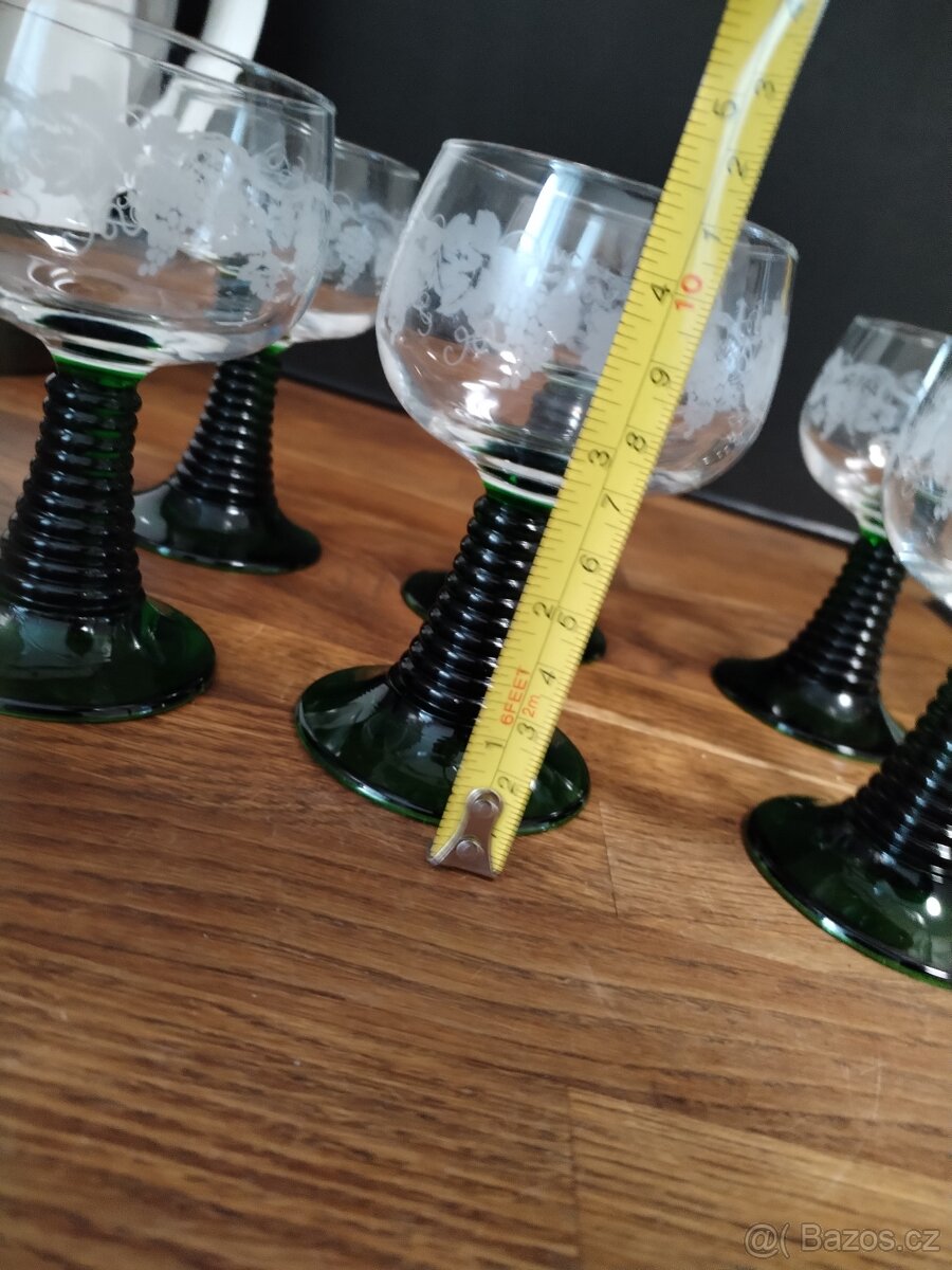 Skleničky na víno 6 kusů. - 3