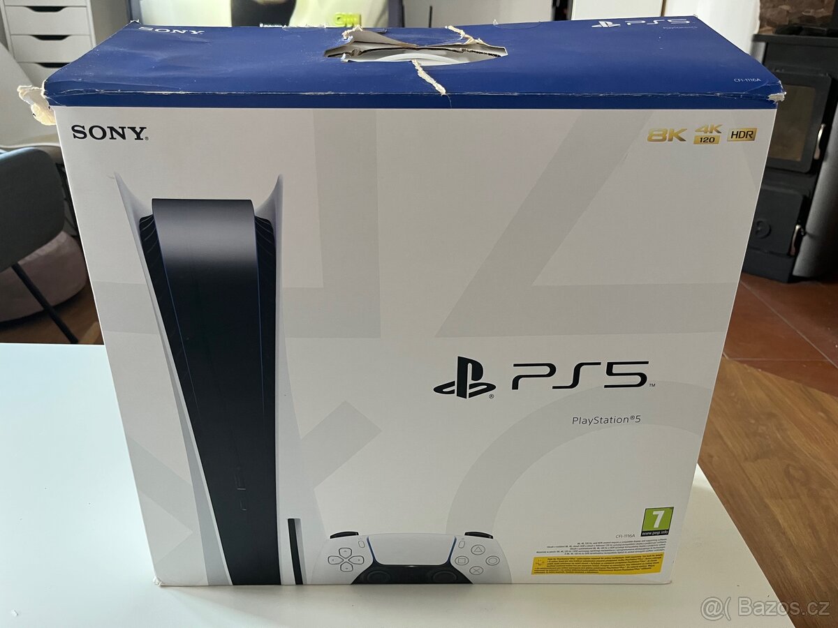 Sony PlayStation 5 (s mechanikou) + 2 ovladače + Hry - 3