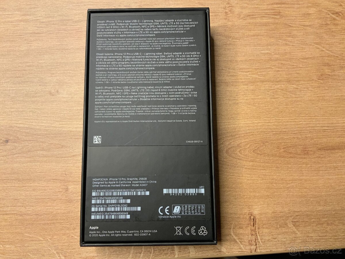 Prodám nádherný Iphone 12pro 256GB graphite jako nový - 3