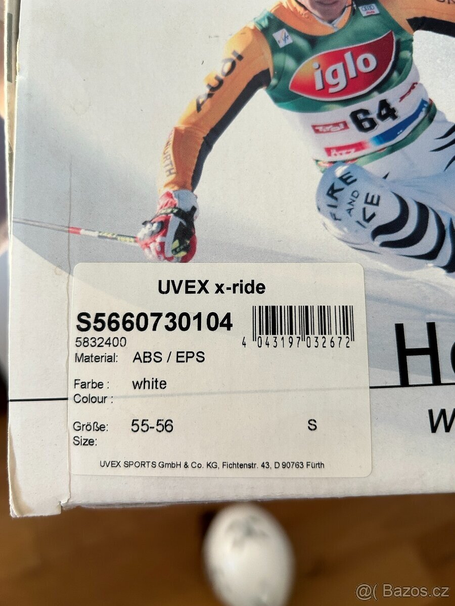 Lyžařská přilba Uvex - bílá - 3