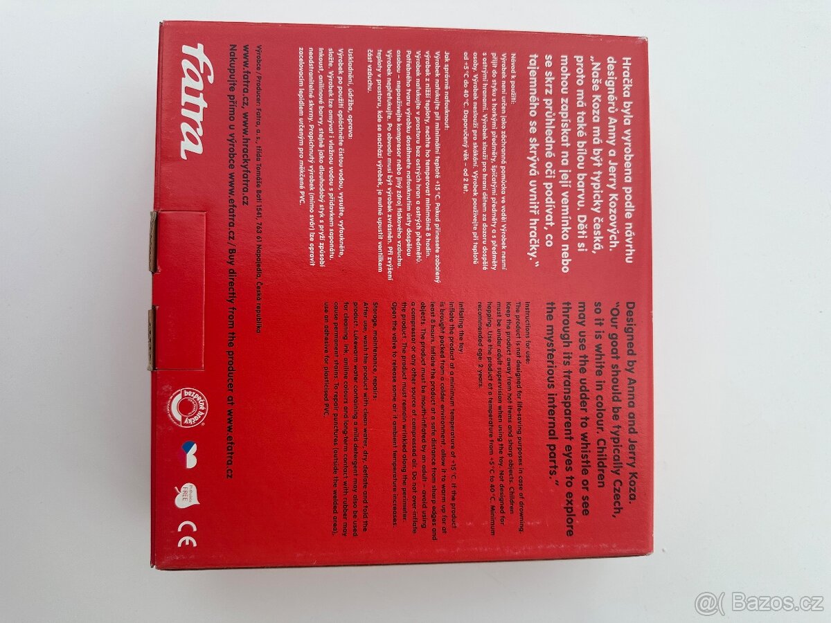 Nafukovací hračka koza - 3