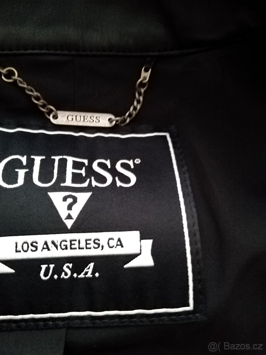Kožená bunda zn. Guess originál, velikost S, nová - 3