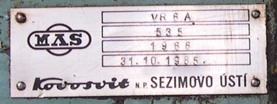 Vrtačka otočná VR 6A - 3