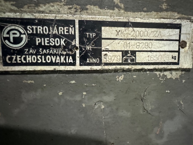 Ruční ohýbačka plechů PIESOK XK - 2000/2A - 3