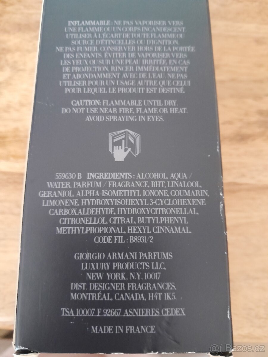 Parfem Giorgo Armany Code pansky - 3