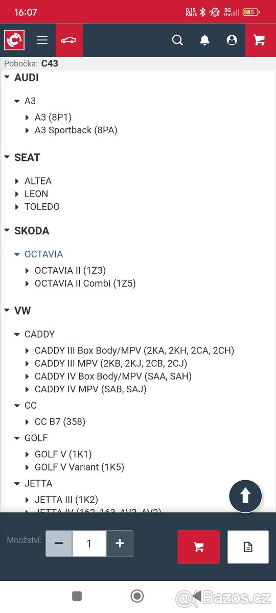 Tlumič přední vlevo/vpravo Bilstein - 3