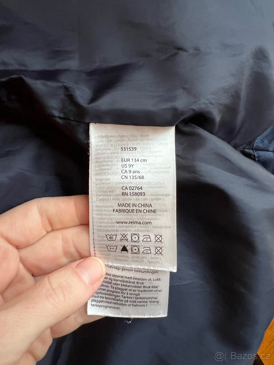 Reima pérová bunda vel 134 - 3