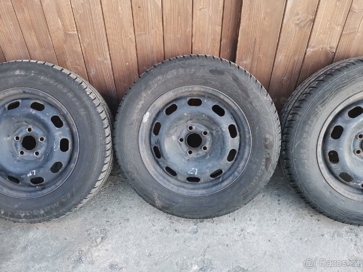 Sada plechových disků 5x100 R15 - 3