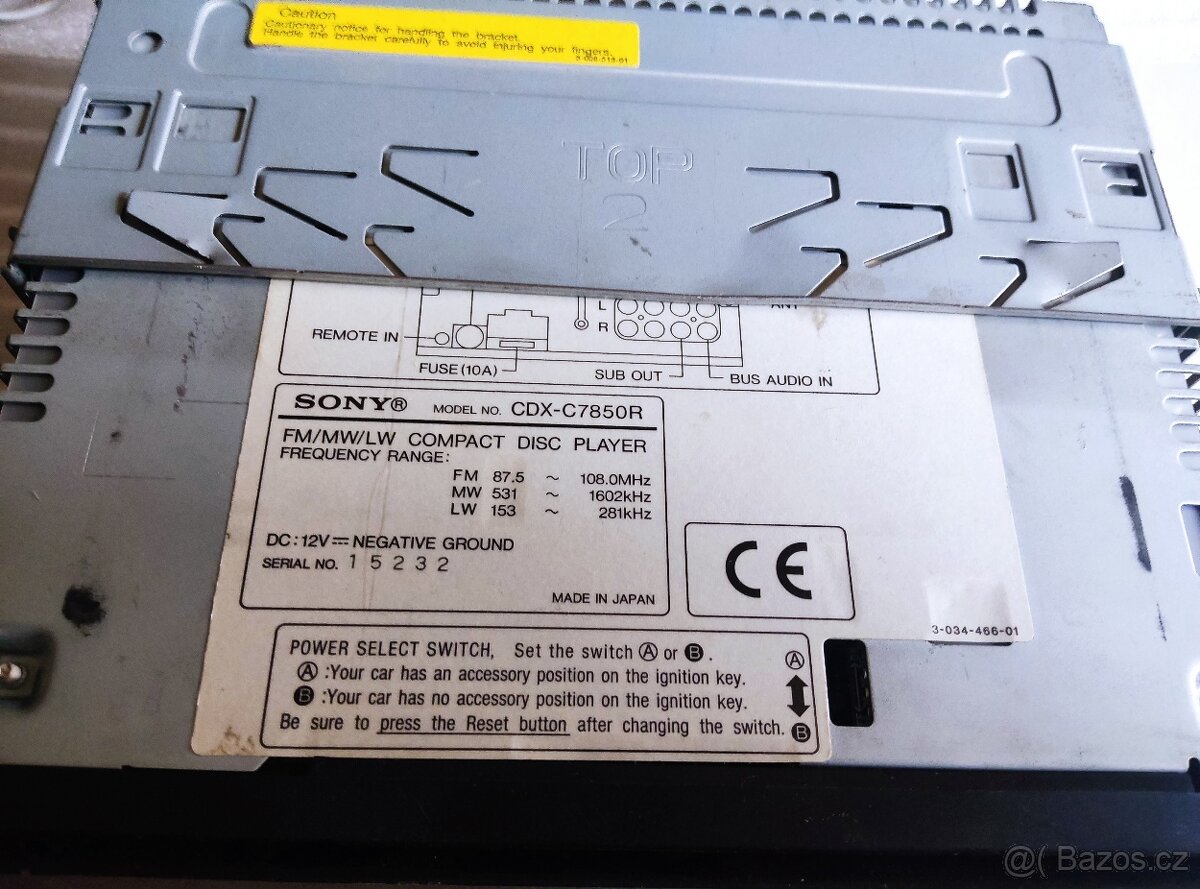 Sony CDX - C 7850R - 3