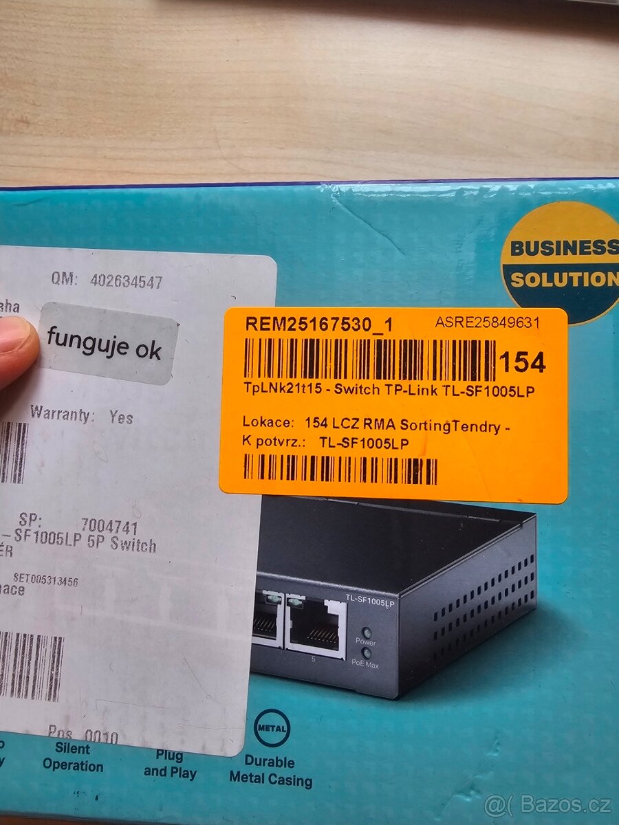5portový stolní switch TP-Link TL-SF1005LP - 3
