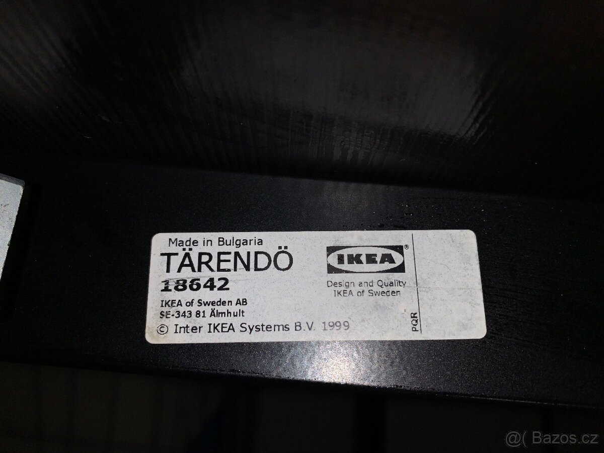 IKEA TÄRENDÖ – černý stůl 110×67 cm - 3