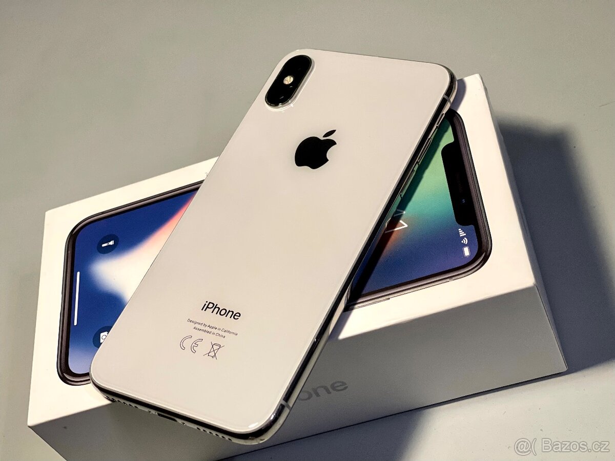 iPhone X Silver BATERIE 100% TOP - 3