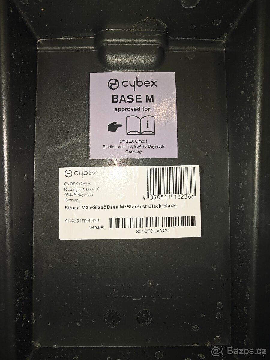 Sedačka Cybex Sirona M2 i-size M Black - 3