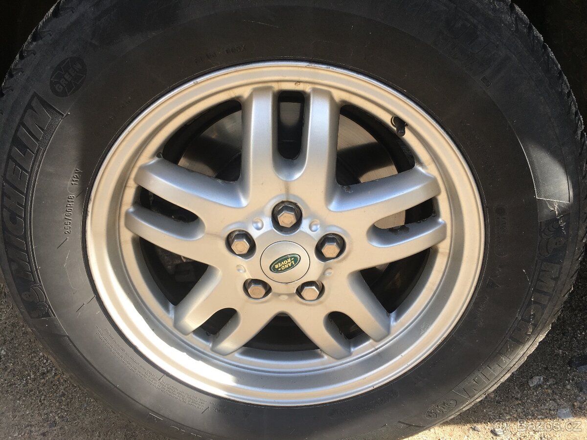 5ks Alu kola RR L322 Pneu Michelin 255/60/18