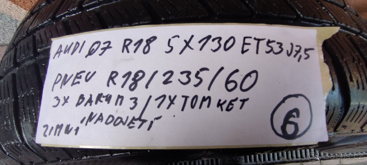 ALU kola Audi Q7 R18 5x130 - 3