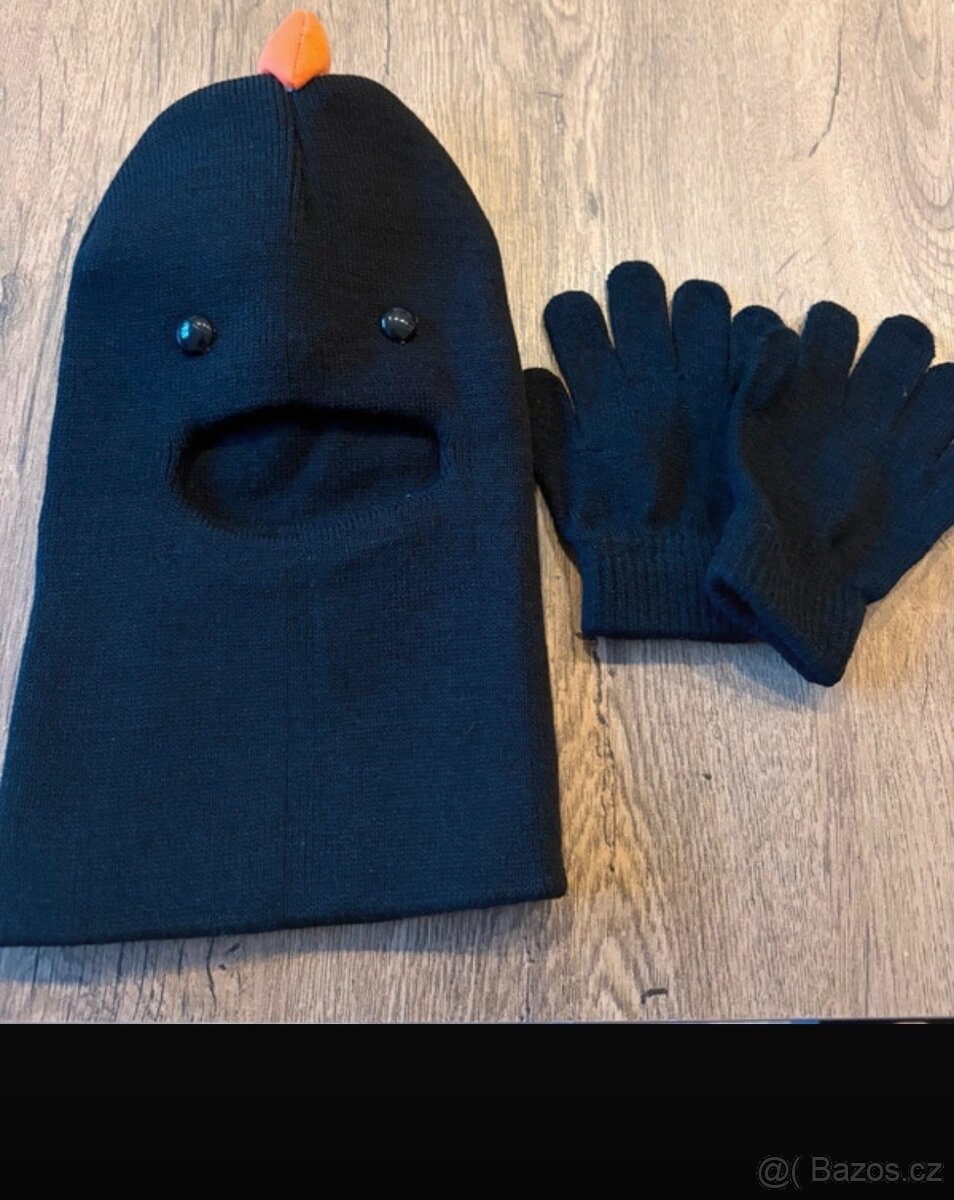 Nová dětská zimní čepice + rukavice 3-5 let - 3