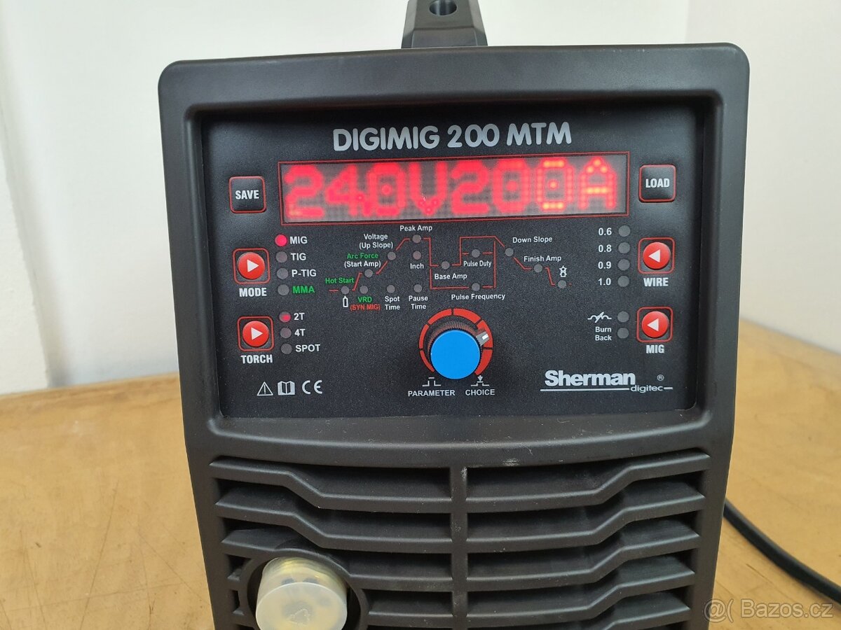 Pulzní svářečka 3 v jednom Sherman DIGIMIG 200 MTM - 3