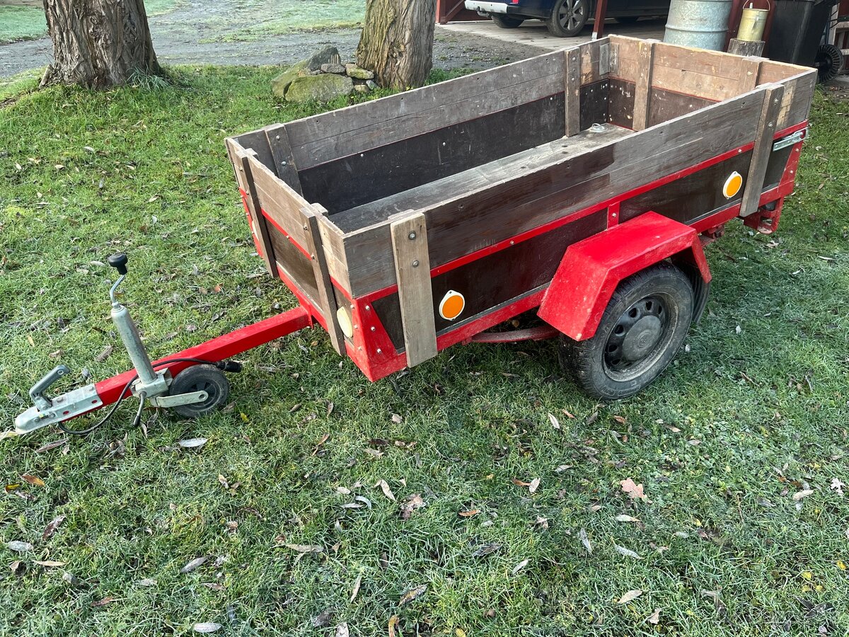 Přívěsný vozík za OA domácí výroby - 3