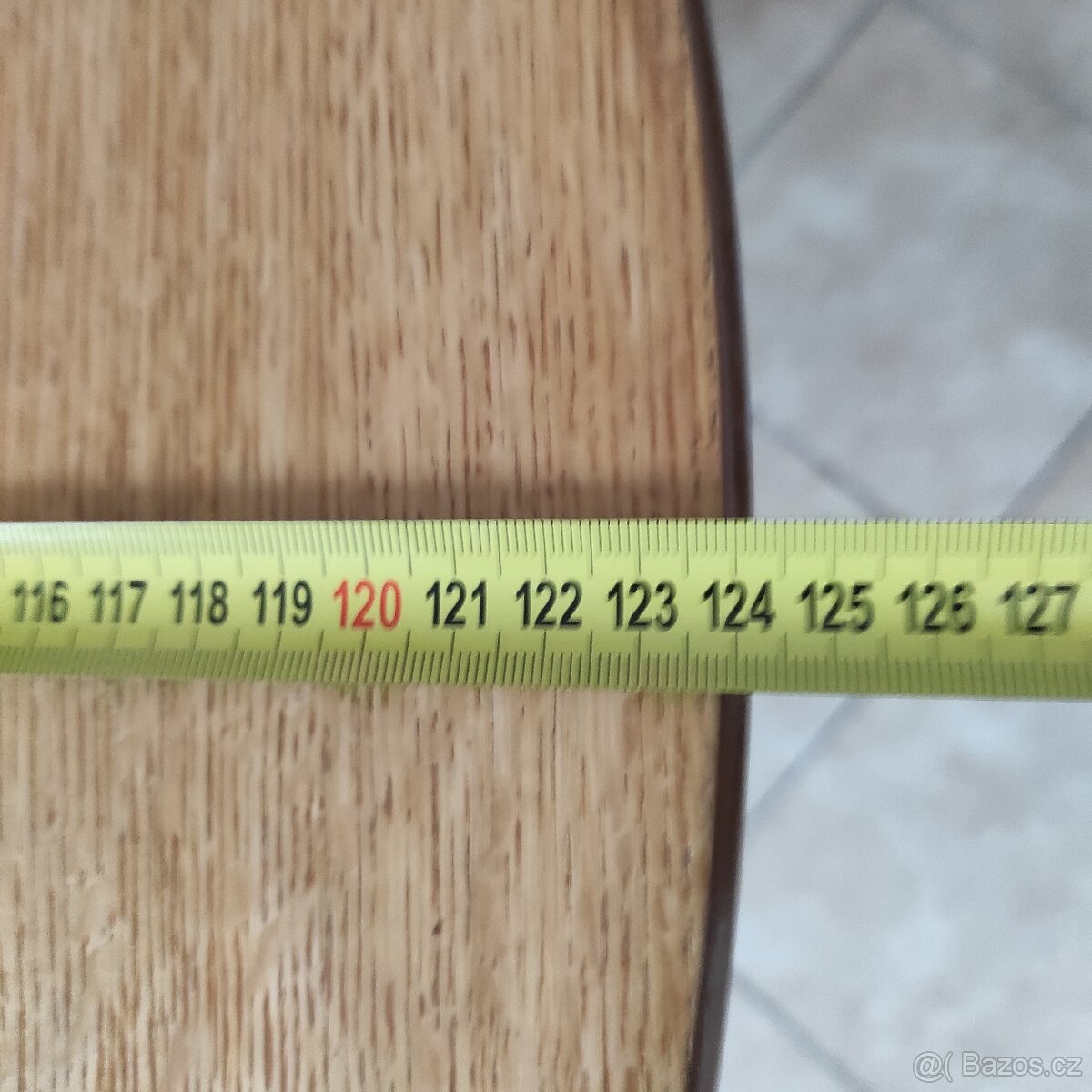 Rozkládací kulatý jídelní stůl 90 - 124 - 3